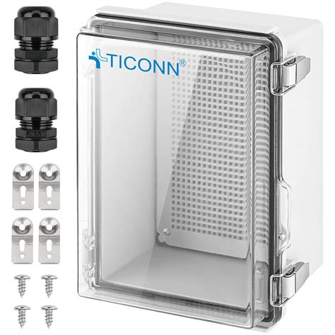 hinged waterproof electrical enclosures|ticonn waterproof electrical junction box.